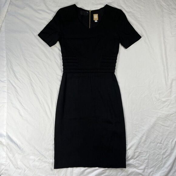 Lyn Devon Women's Black Zip Up Dress Size 4‎ - Picture 1 of 10